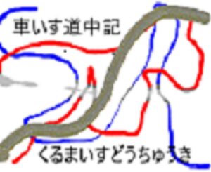 車いす道中記ロゴのサブ